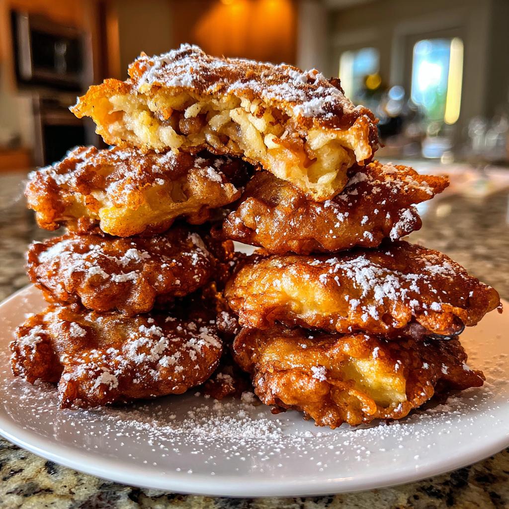 Air Fryer Apple Fritters - detail 1