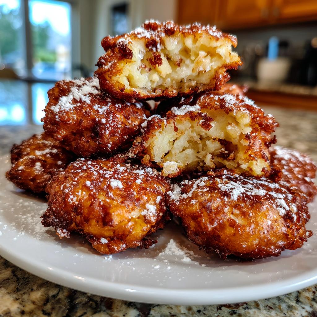 Air Fryer Apple Fritters