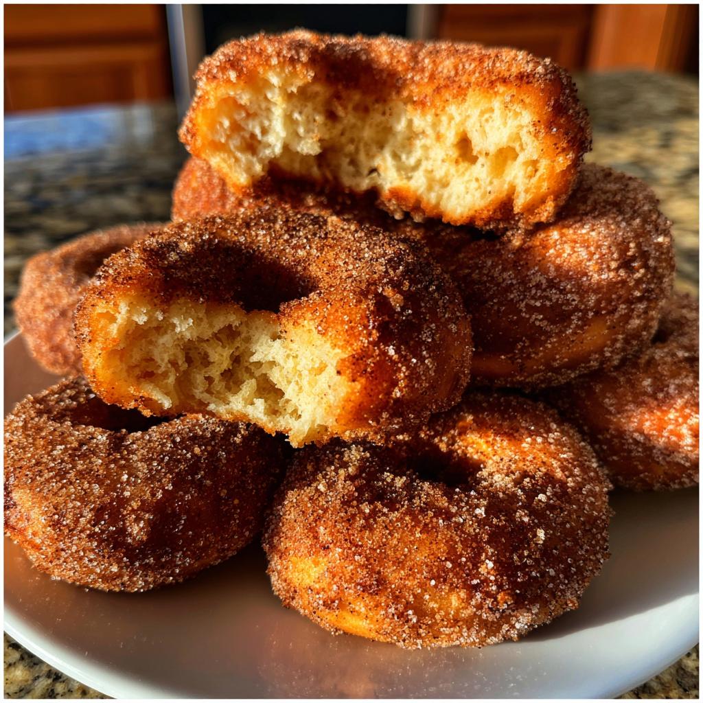 Air Fryer Cinnamon Sugar Donuts