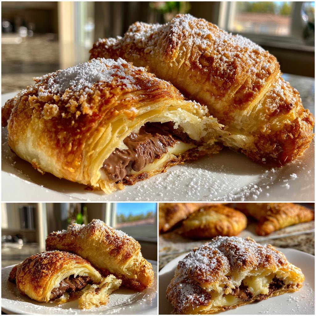 Air Fryer Nutella-Stuffed Crescent Rolls - detail 1