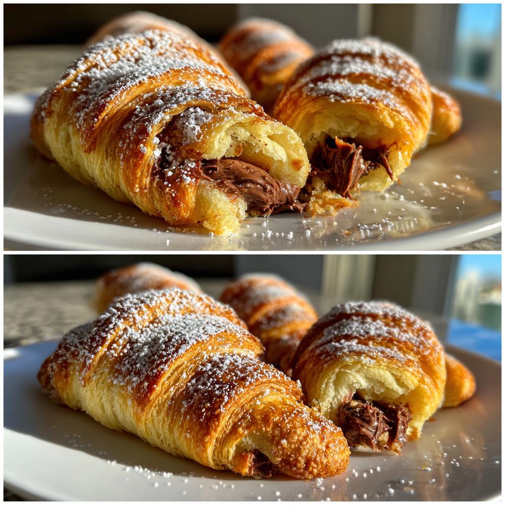 Air Fryer Nutella-Stuffed Crescent Rolls