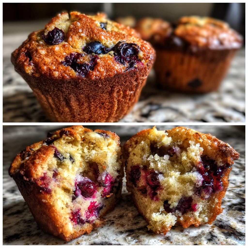 Blueberry Muffins (gluten-free, dairy-free option)