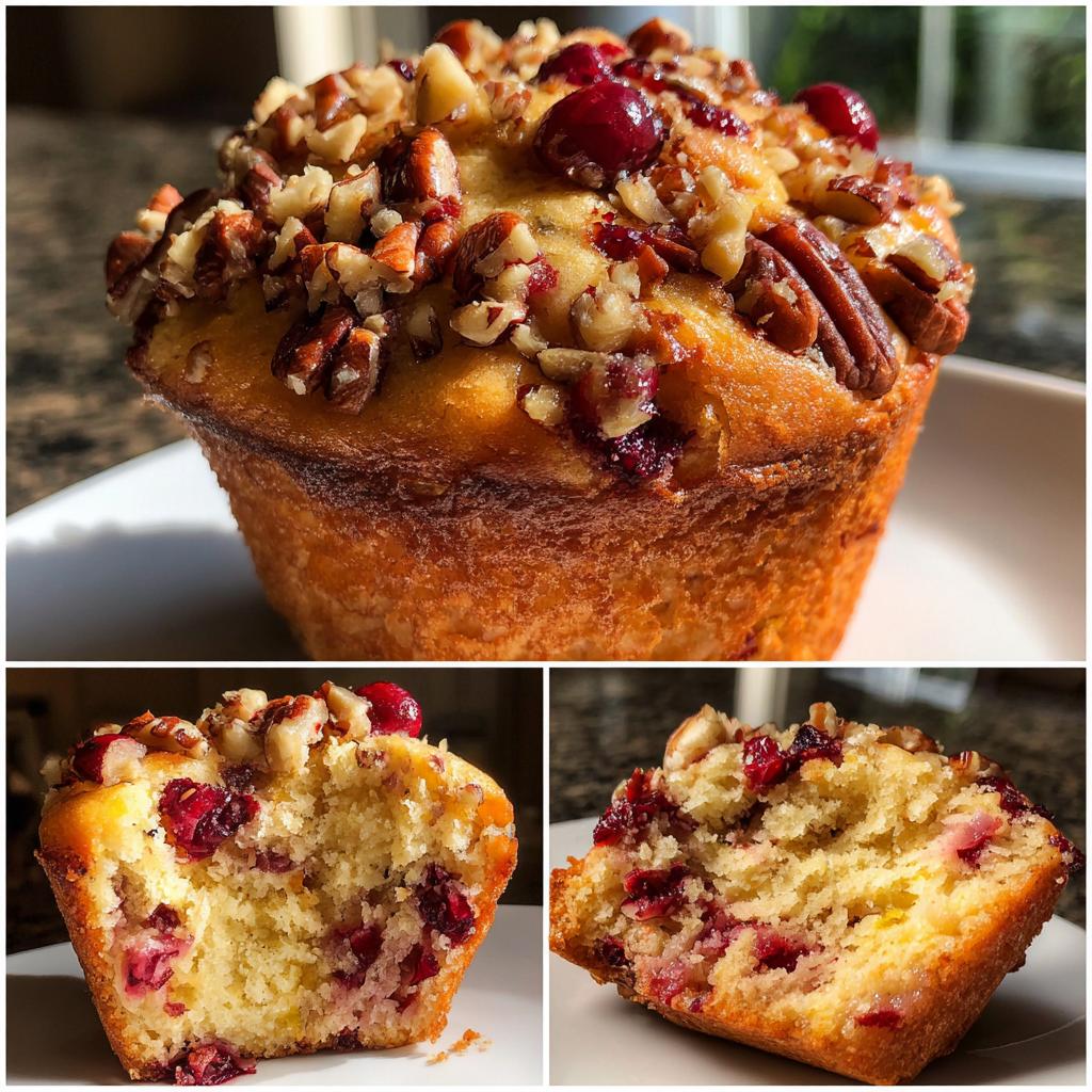 Cranberry, Orange & Pecan Muffins (Paleo - Grain Free)