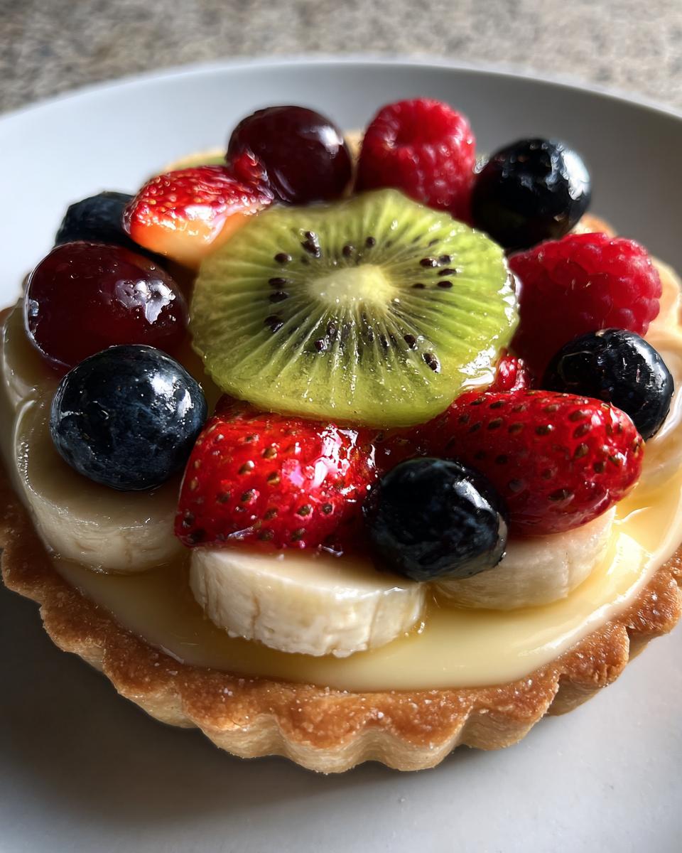 Fruit Tart with Pastry Cream - detail 1