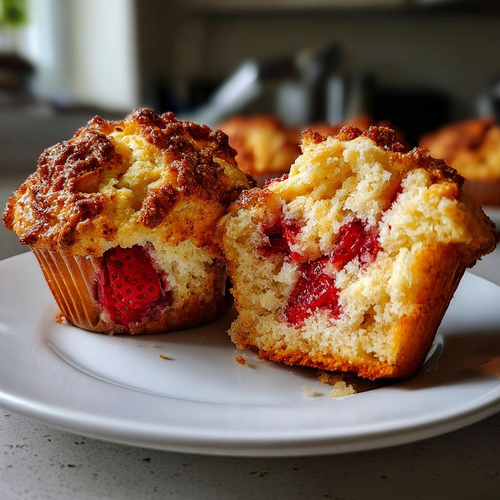 Gluten-Free Strawberry Muffins - detail 1