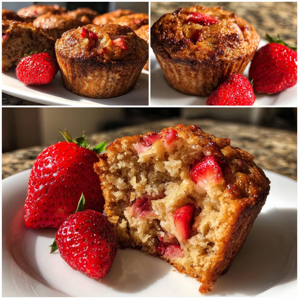 Gluten-free Strawberry Muffins (dairy-free option) - detail 1
