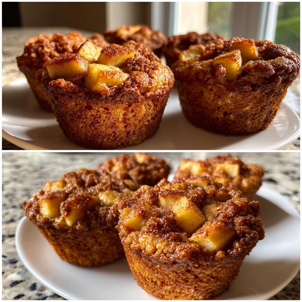 Mini Gluten-Free Vegan Apple Muffins - detail 1