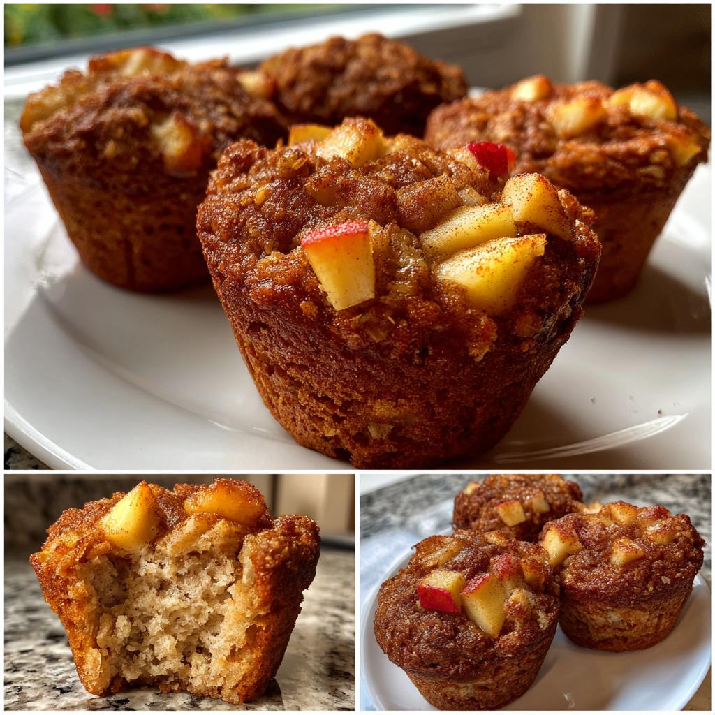 Mini Gluten-Free Vegan Apple Muffins