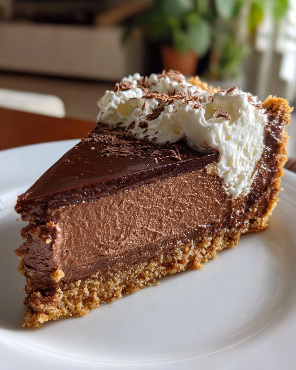 No-Bake Chocolate Cheesecake