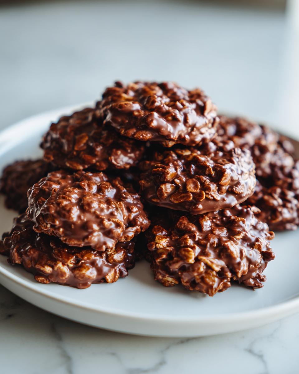No-Bake Chocolate Oatmeal Cookies - detail 1