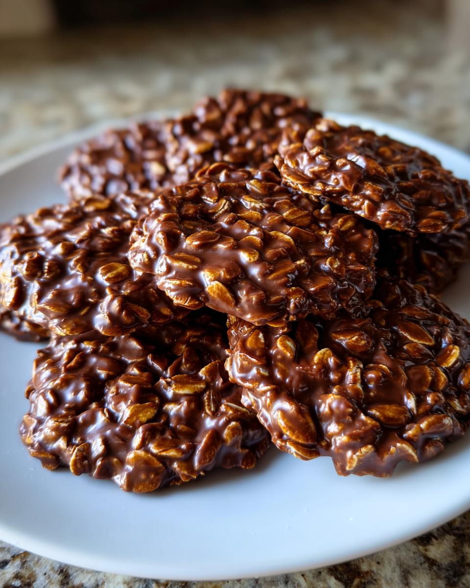 No-Bake Chocolate Oatmeal Cookies