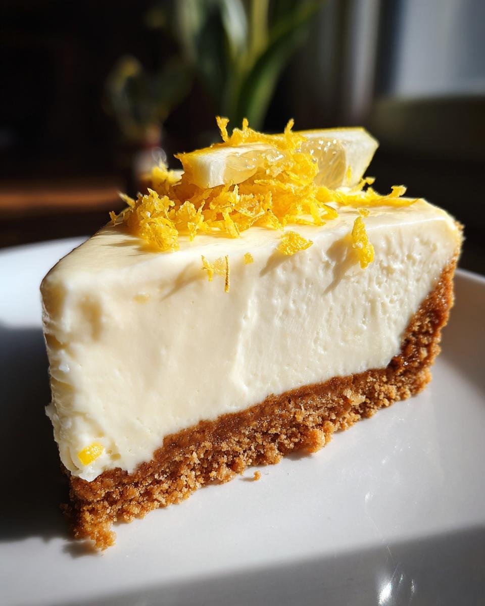 No-Bake Lemon Cheesecake