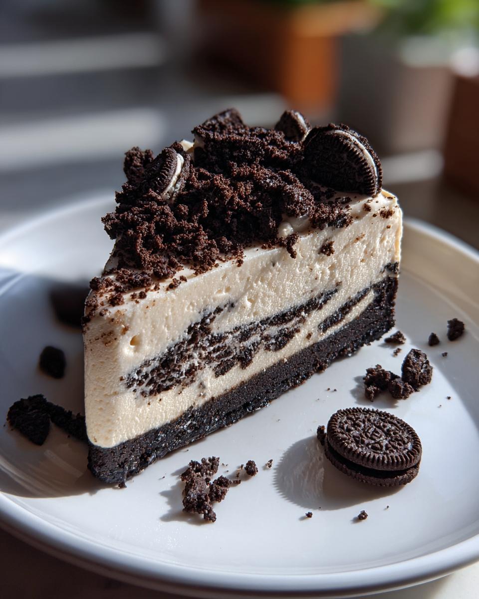 No-Bake Oreo Cheesecake - detail 1