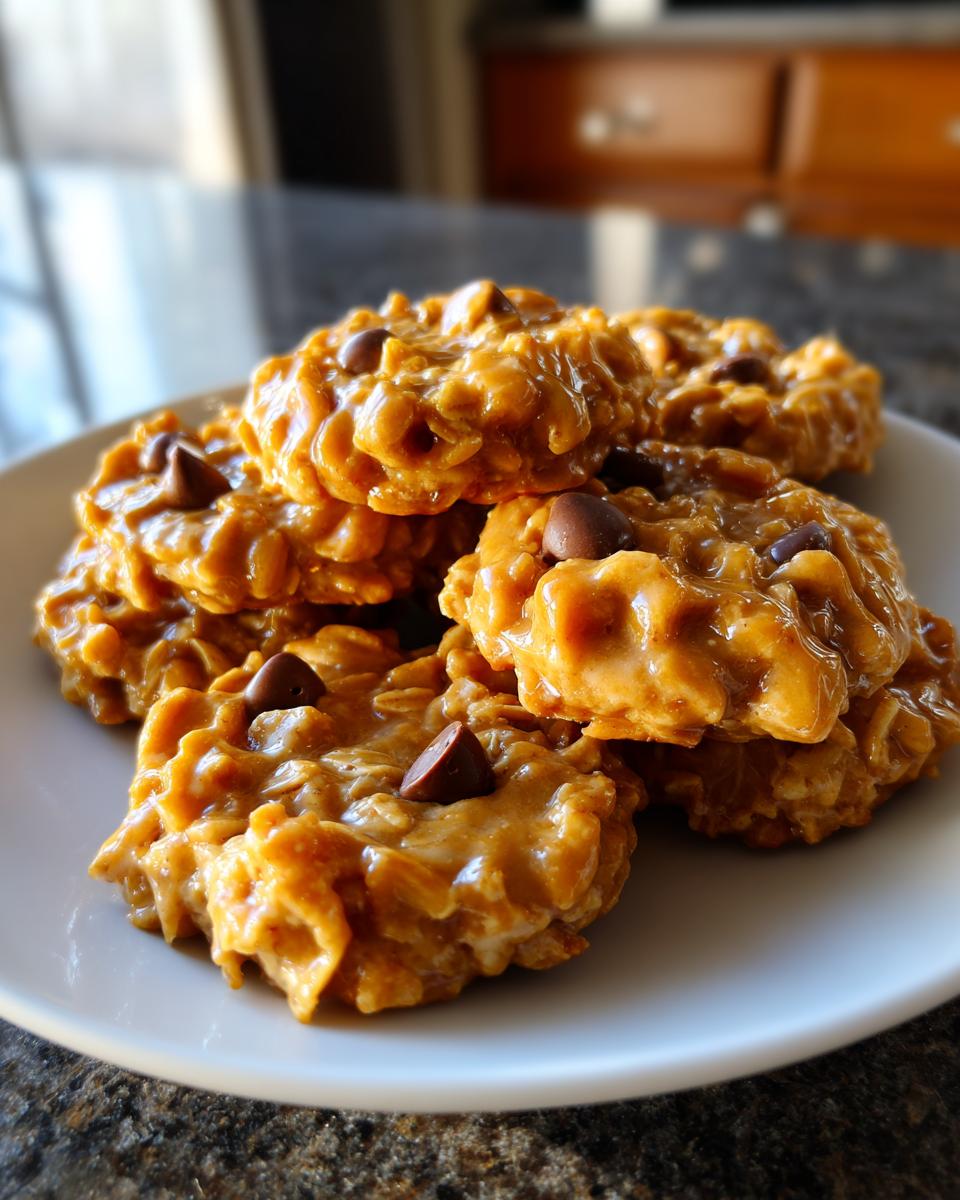 No-Bake Peanut Butter Cookies - detail 1