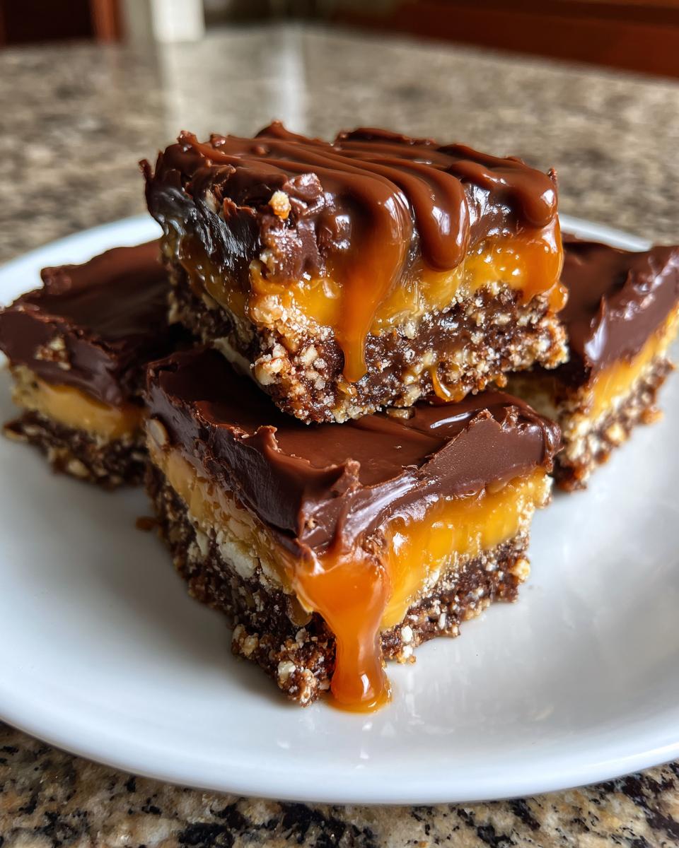No-Bake Salted Caramel Bars - detail 1