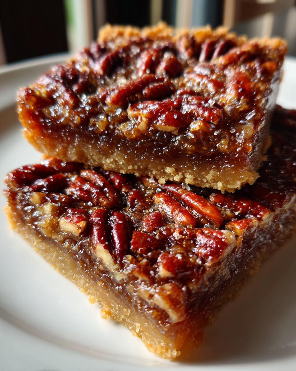 Pecan Pie Bars - detail 1