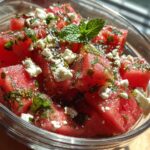 Watermelon Salad with Feta and Mint