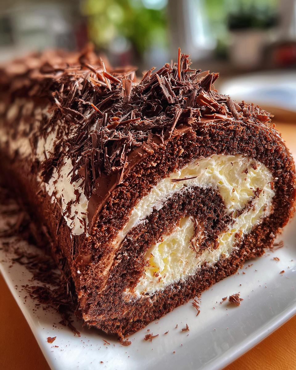 Yule Log Cake (Bûche de Noël)