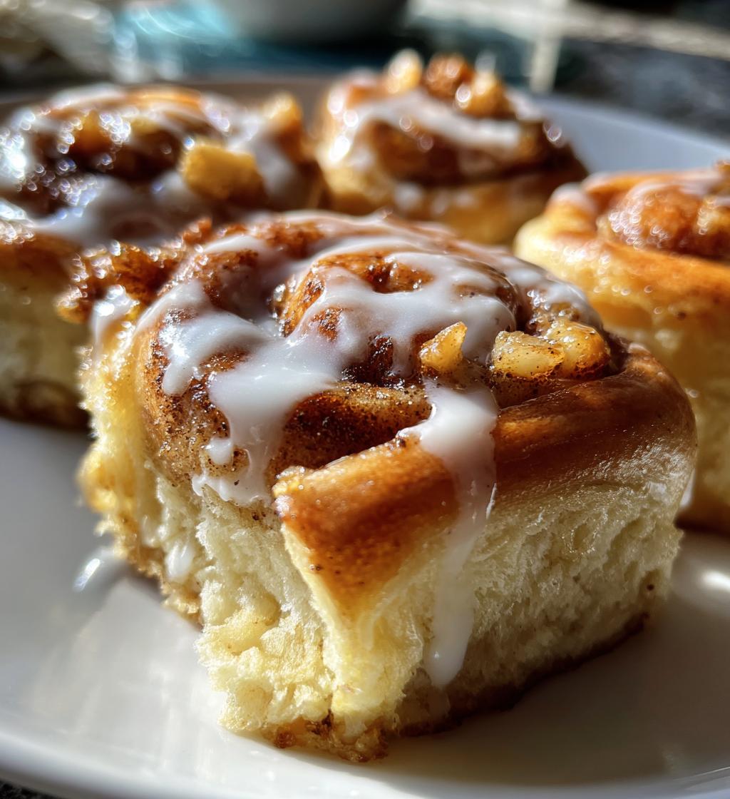 Air Fryer Apple Cinnamon Rolls