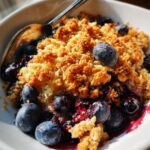 Air Fryer Blueberry Crisp