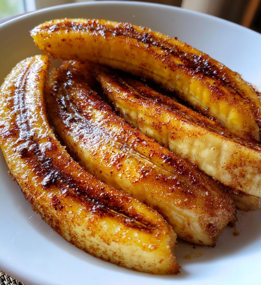 Air Fryer Caramelized Bananas - detail 1