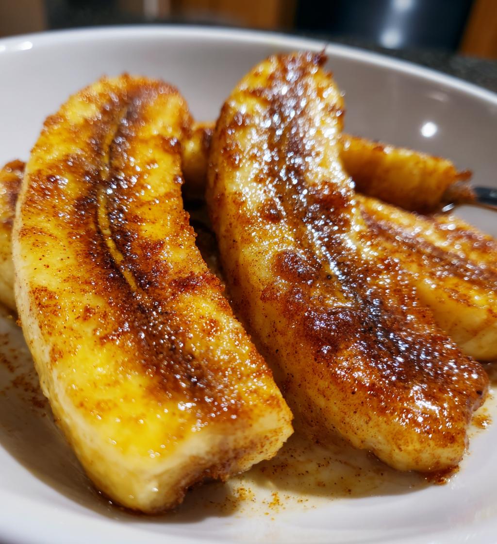 Air Fryer Caramelized Bananas