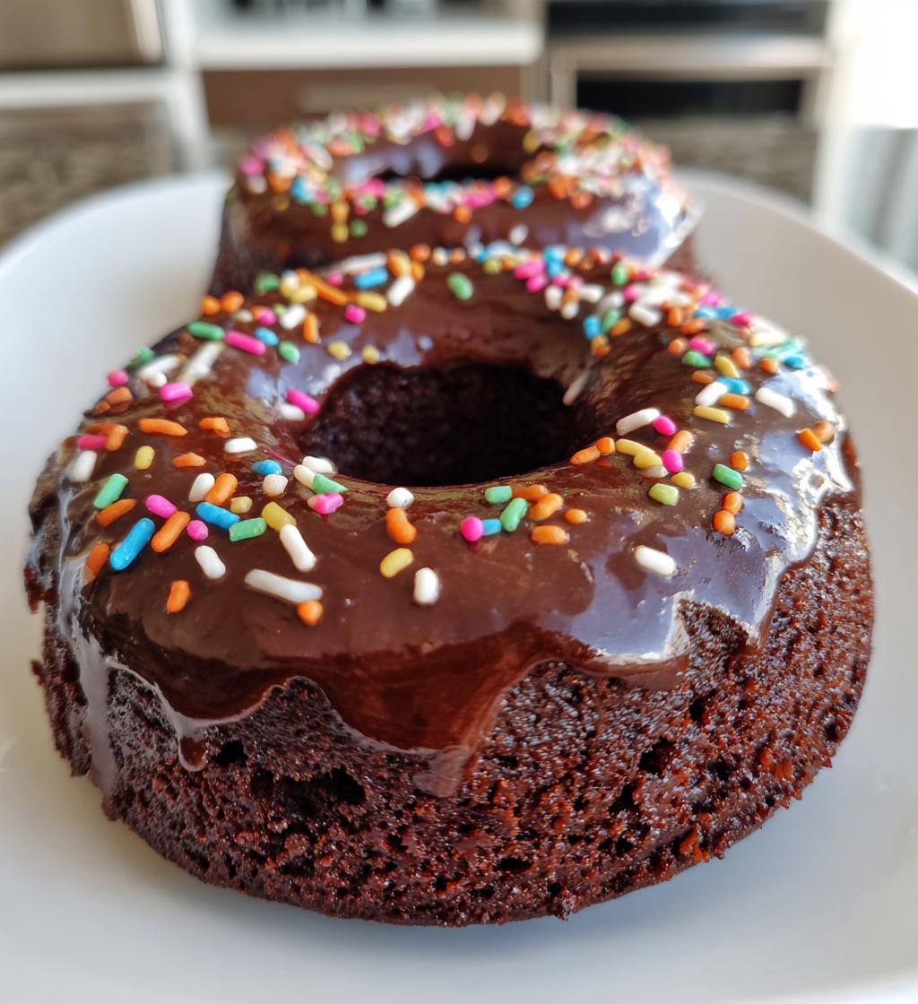 Air Fryer Chocolate Donuts - detail 1