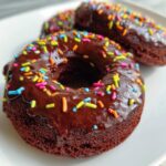 Air Fryer Chocolate Donuts