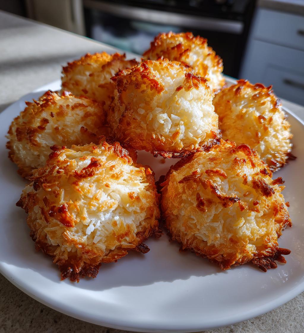 Air Fryer Coconut Macaroons - detail 1