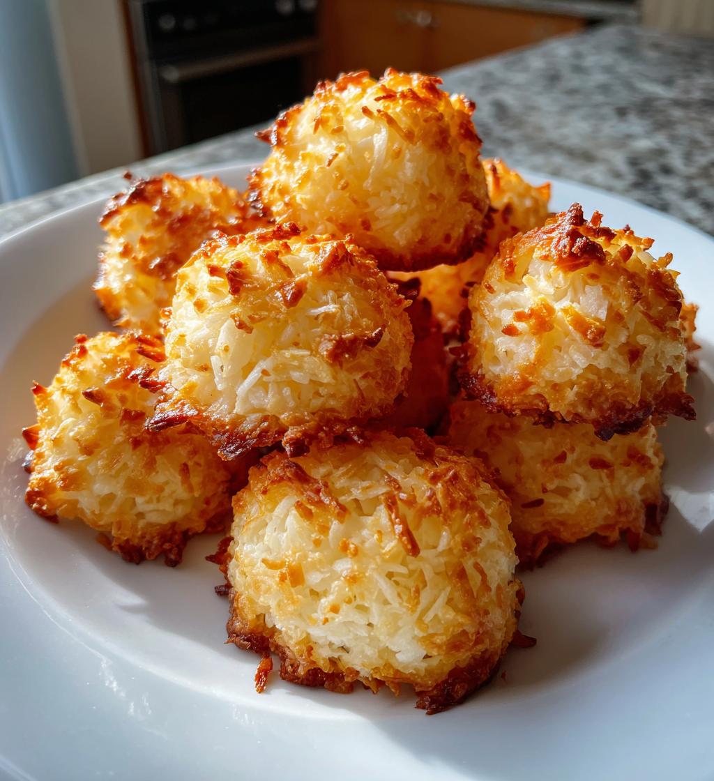 Air Fryer Coconut Macaroons