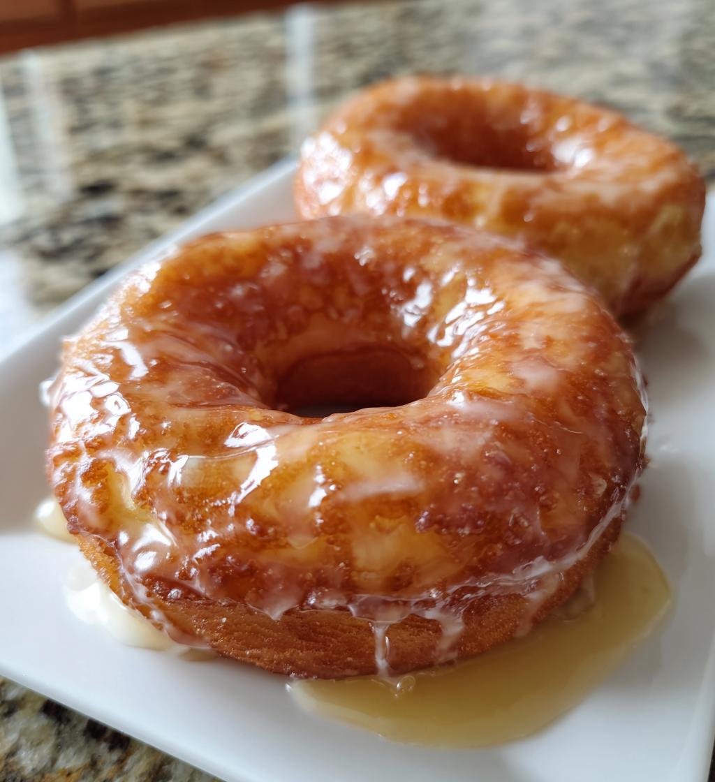 Air Fryer Maple Glazed Donuts - detail 1