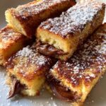 Air Fryer Nutella-Stuffed French Toast Sticks