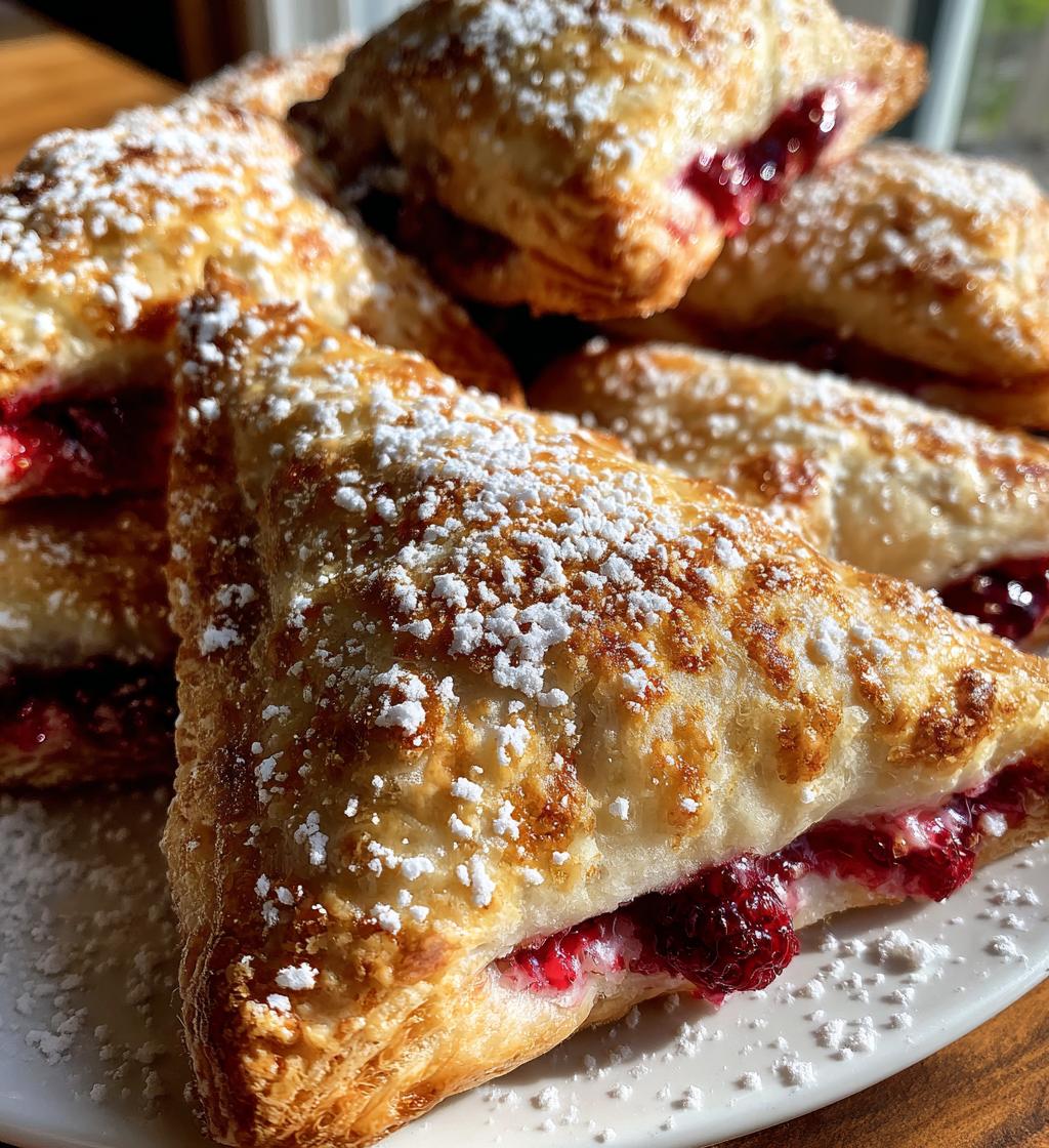 Air Fryer Raspberry Turnovers - detail 1