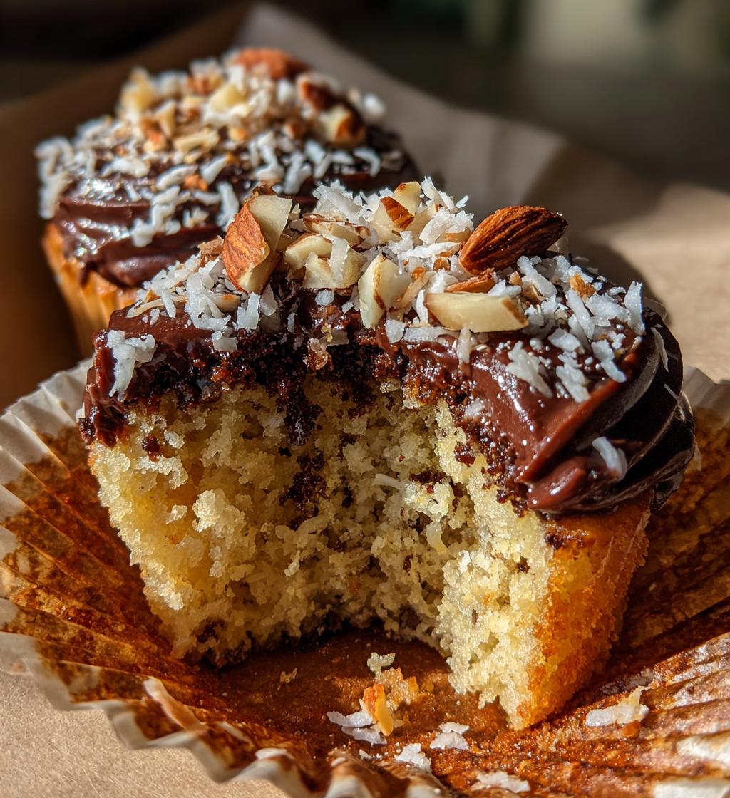 Almond Joy Cupcakes - detail 1