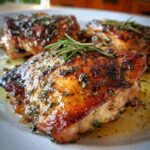Baked Chicken Thighs with Herb Butter