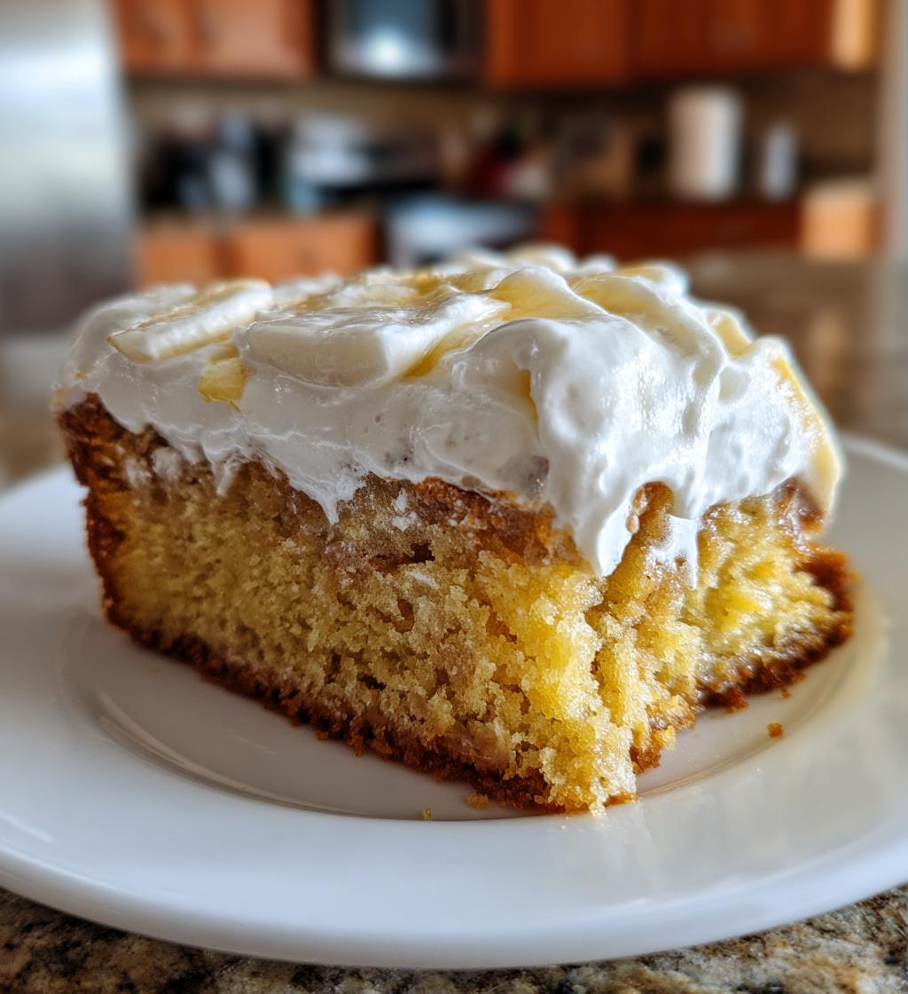 Banana Cake with Whipped Cream - detail 1
