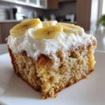 Banana Cake with Whipped Cream