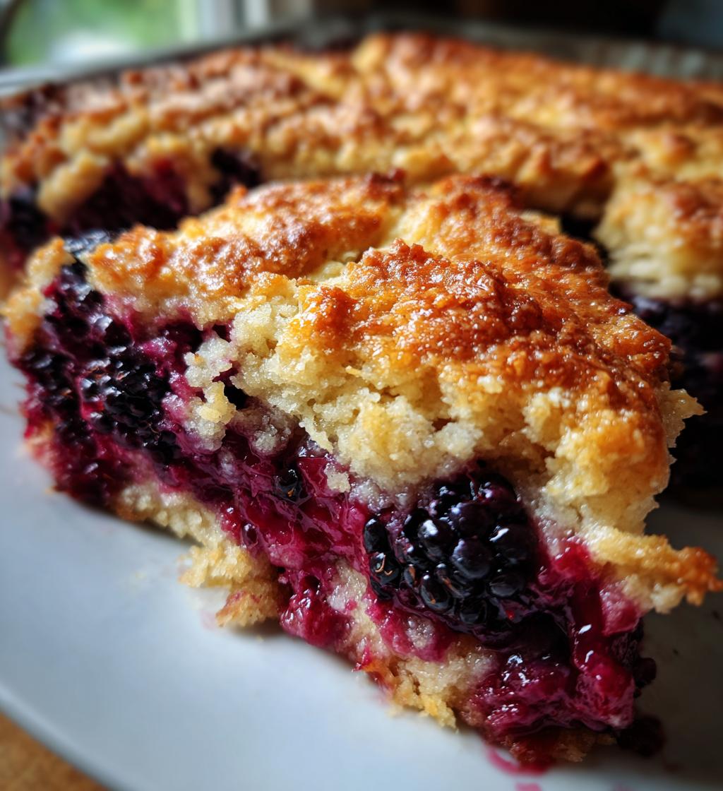 Blackberry Cobbler - detail 1