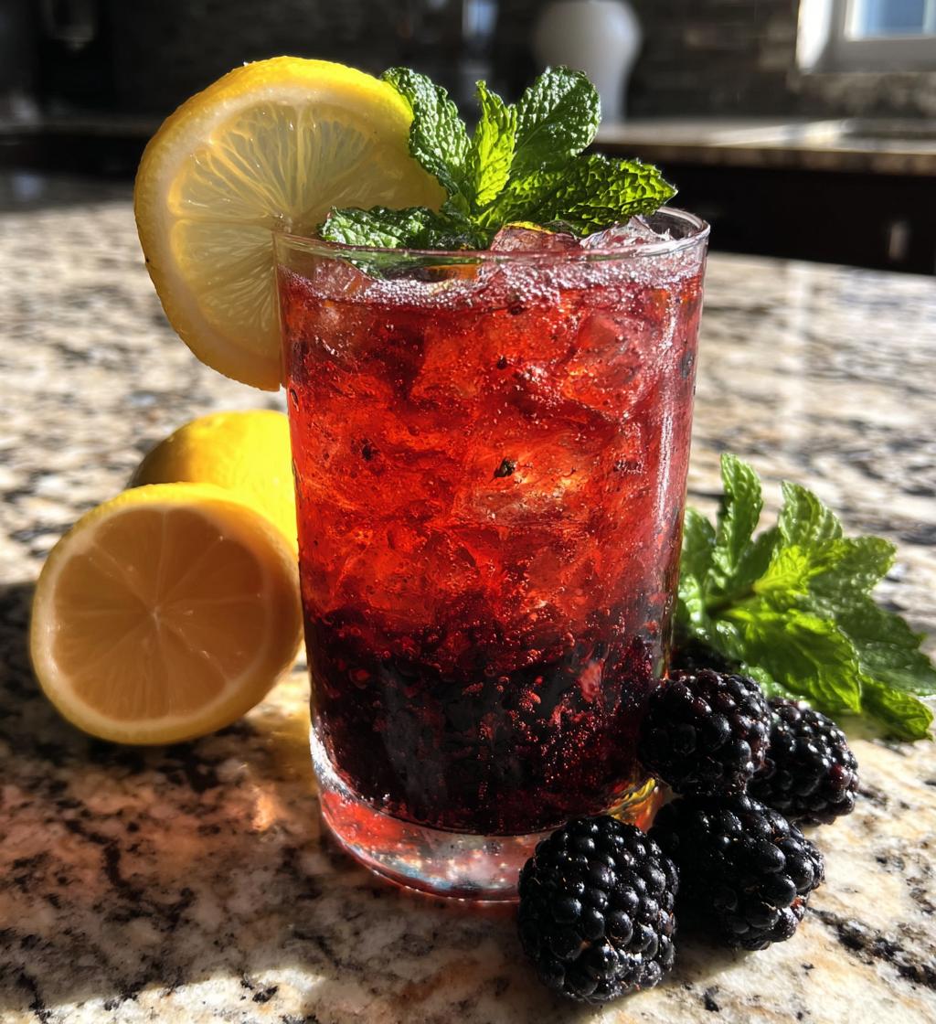 Blackberry Lemon Fizz
