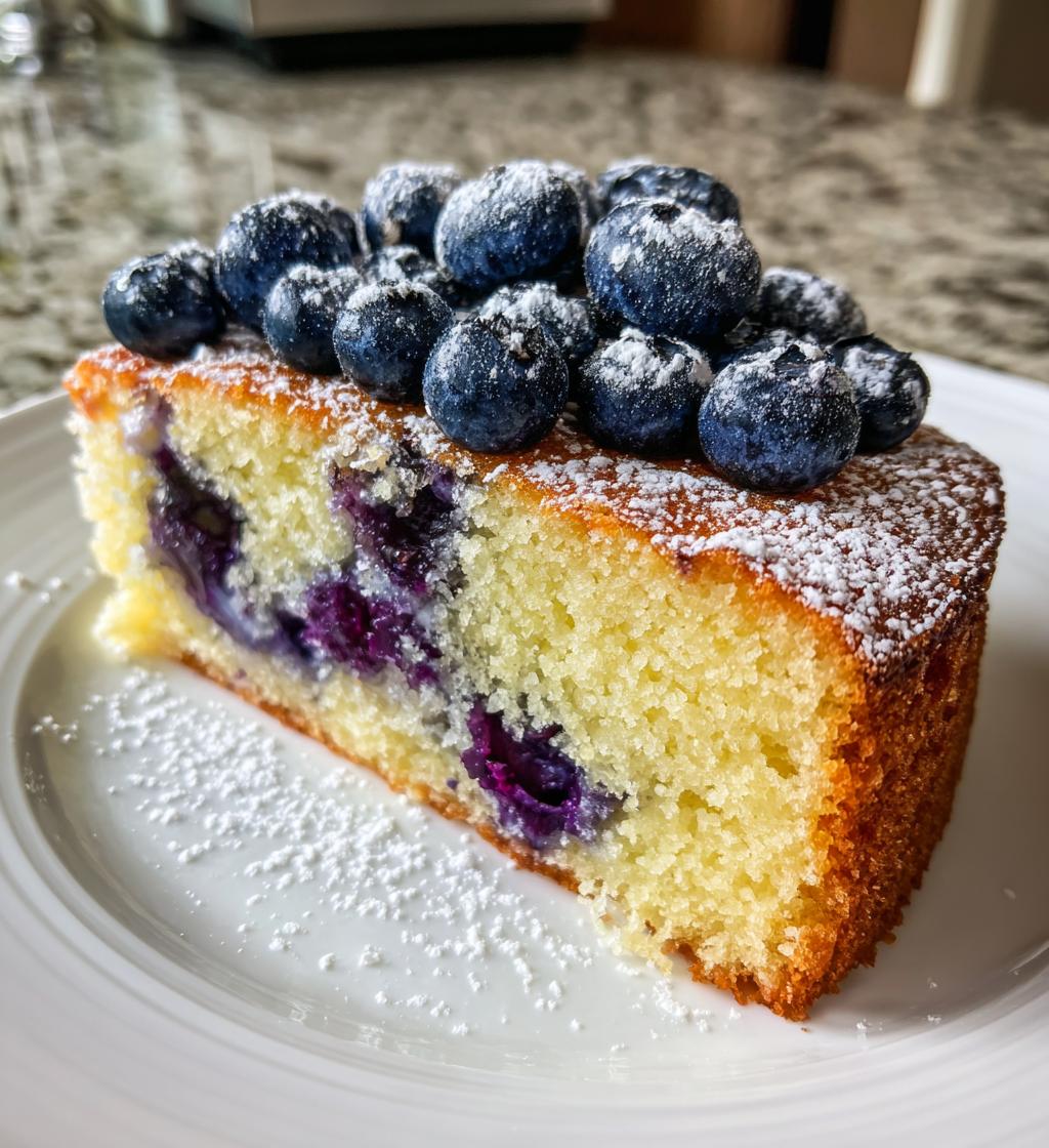 Blueberry Lemon Cake - detail 1
