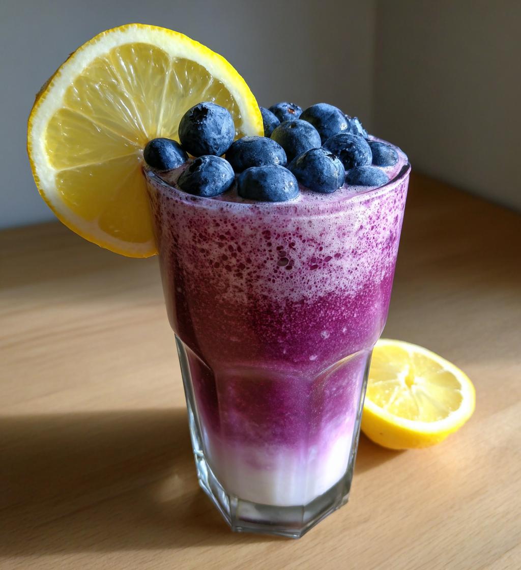 Blueberry Lemon Smoothie - detail 1