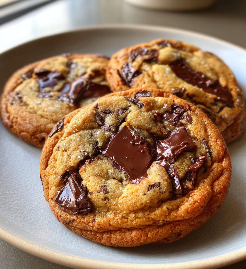 Brown Butter Chocolate Chunk Cookies