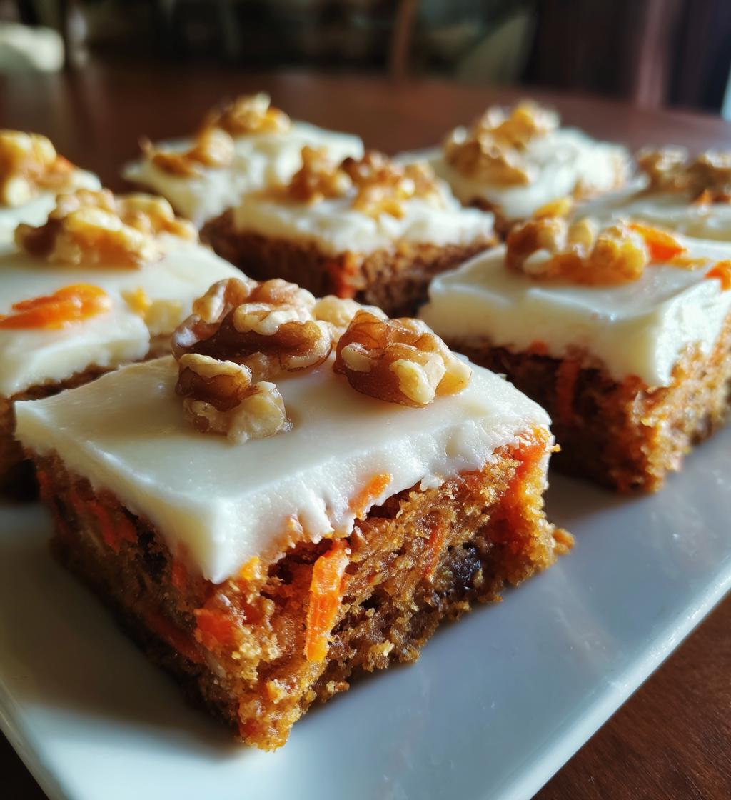 Carrot Cake Cookie Bars