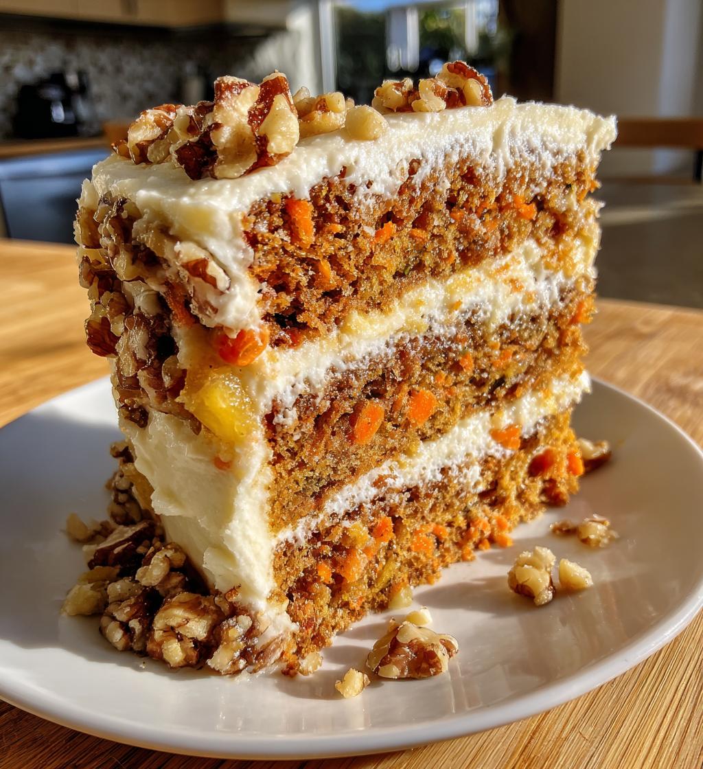 Carrot Cake with Cream Cheese Frosting