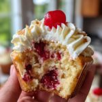 Cherry Almond Cupcakes