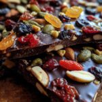 Chocolate Bark with Nuts and Fruit
