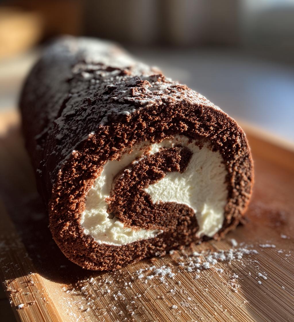 Chocolate Cake Roll - detail 1