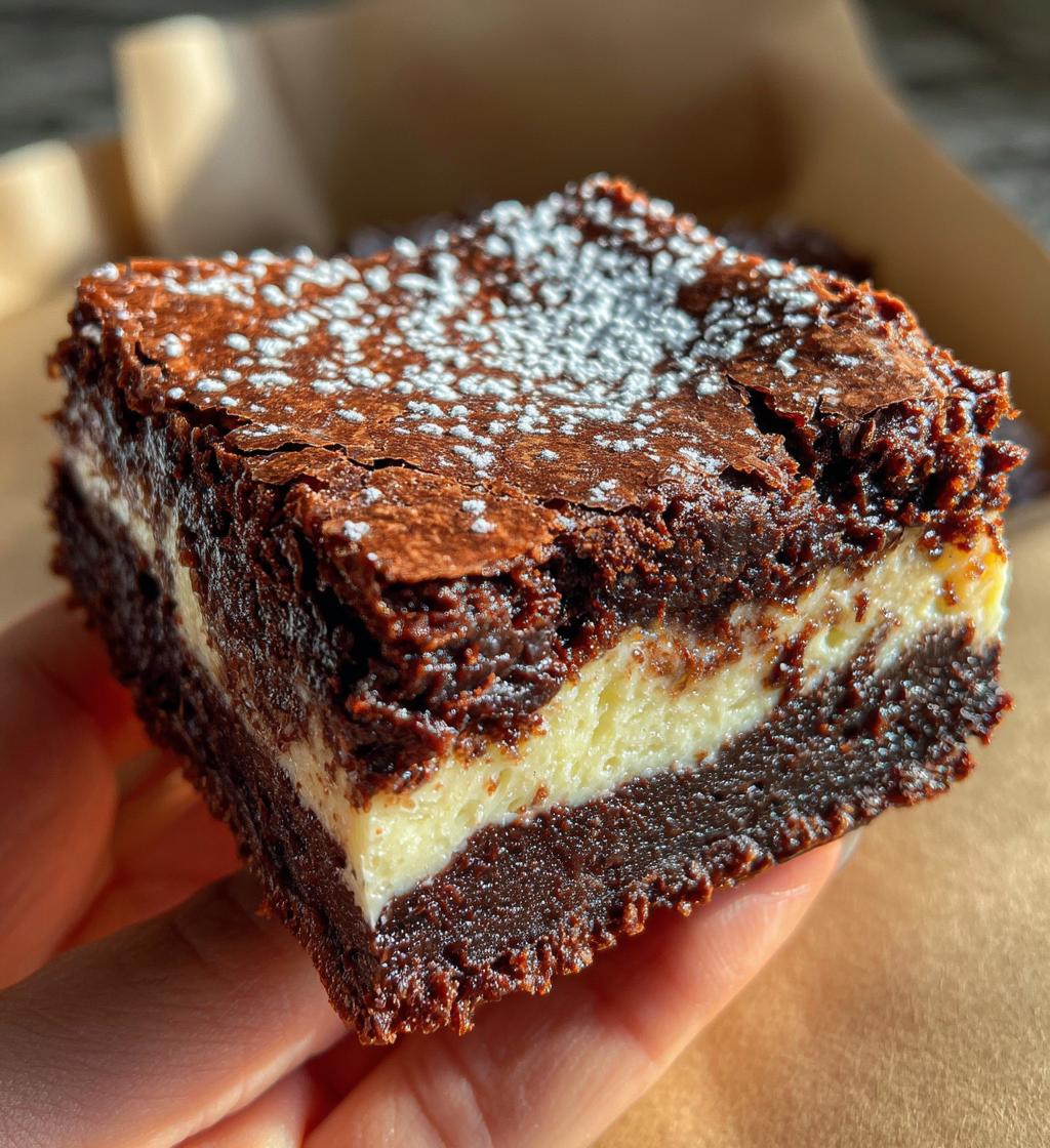Chocolate Cheesecake Brownies - detail 1