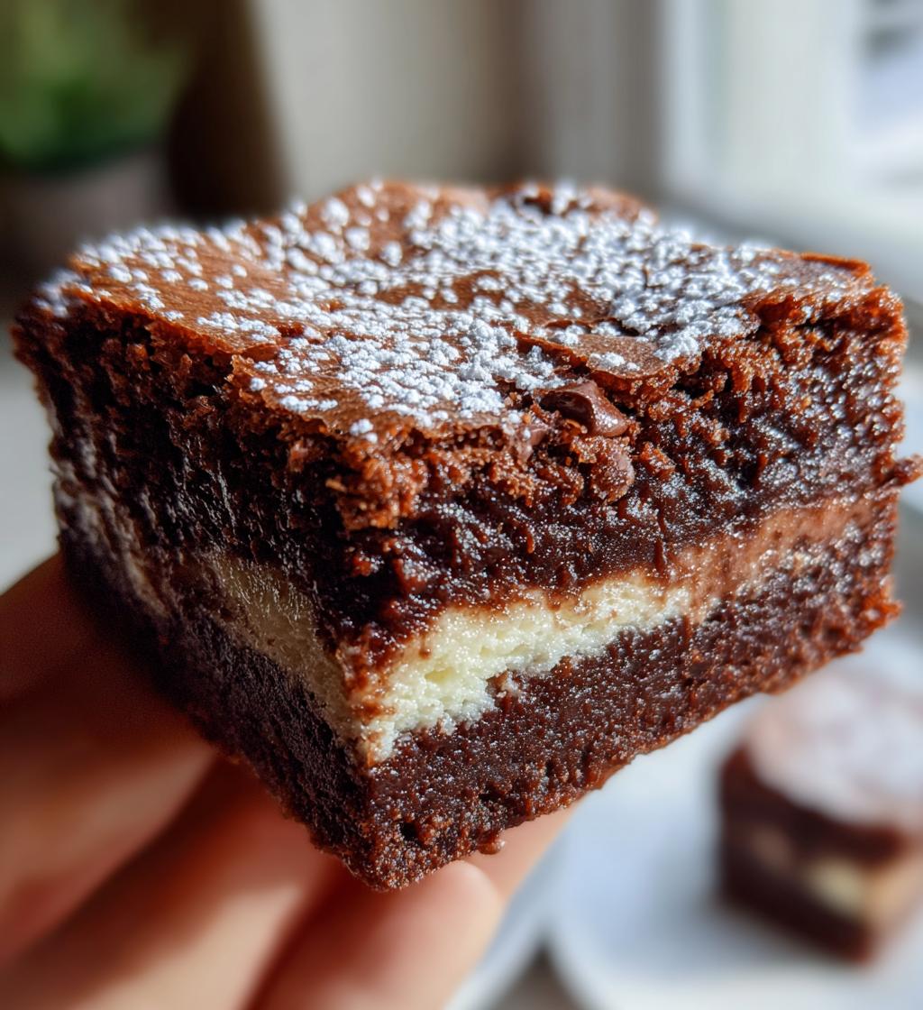 Chocolate Cheesecake Brownies