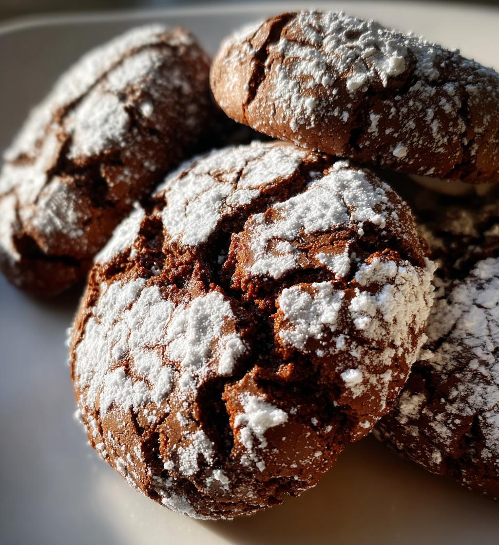 Chocolate Crinkle Cookies - detail 1